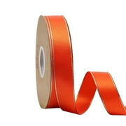 Today's Deals Orange Ribbon 1/4 Inch Width, Solid Satin Ribbons with 25 Yards Length Silk Fabric for Gift Wrapping or Wedding Party Birthday Decoration - Gold, 1/4 Inch x 25 Yards